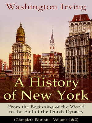 cover image of A History of New York